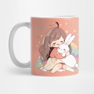 girl rabbit Mug